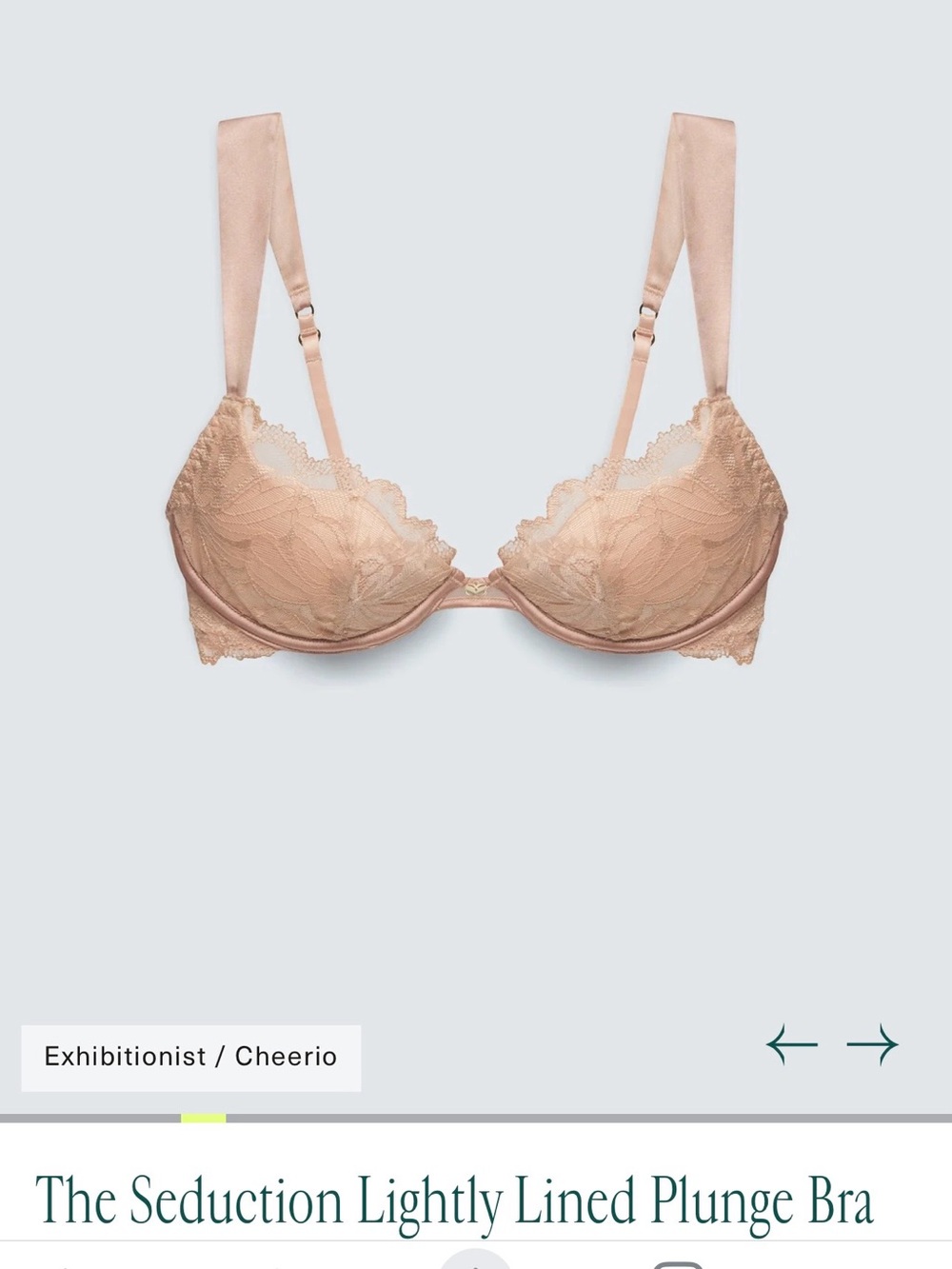 SYRN Lace Push-Up Bra in Cheerio